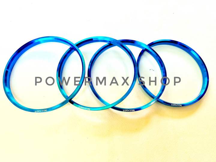 ปลอกกันสั่น-บ่ากันสั่น-hub-ring-100-106ตรงรุ่น-d-max-mu-x-สีฟ้า-อลูมิเนียมเกรดหนาพิเศษ