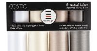 COSMO tsu mu gi ชุดด้าย 4 หลอด Essential Colors Assorted Thread Pack