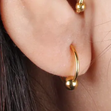 Gold on sale anchor earrings