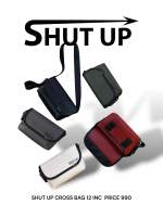 Shut up cross bag 12 inc