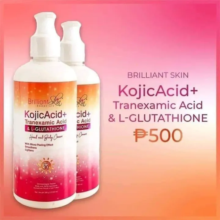Brilliant Kojic Lotion with Glutathione Lazada PH