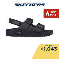 Skechers สเก็ตเชอร์ส รองเท้าแตะผู้หญิง Women Foamies Arch Fit Cali Breeze 2.0 Summer Vibe Sandals - 111597-BBK Anti-Odor, Arch Fit, Dual-Density, Hanger Optional, Machine Washable, Luxe Foam