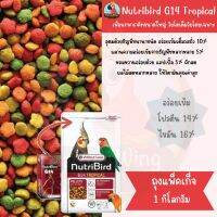 Nutribird G14 สูตรทรอปิคอล อาหารนก พาราคีทขนาดใหญ่ ( แพ็คเกจถุง)