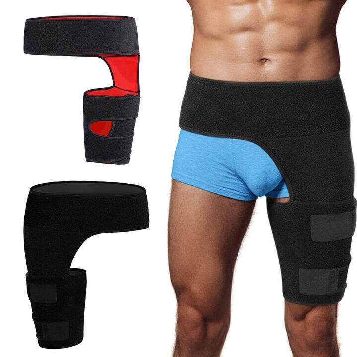 Hip Support Belt Groin Support Sciatica Pain Relief Thigh Strap Compression Brace Joints Groin
