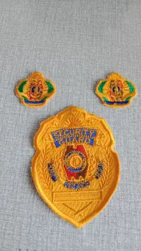 Security Guard Embroidery Computerized Patches