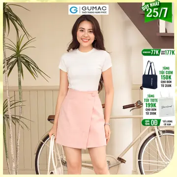 Quần giả váy lưng cao dáng chữ A đơn giản thời trang cho nữ  Shopee Việt  Nam