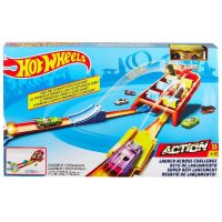 ชุดรางรถ Hot Wheels Action Launch Across Challenge Track Set Hot Wheels crash &amp; score flip