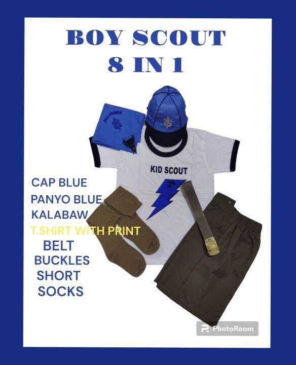 BOY SCOUT UNIFORM (8 IN 1) SET UNIFORM / KID / Lazada PH