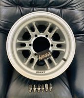 แม็กบรรทุก ขอบ15 LENSO GIANT-1 15X8.5 ET-55 6H170 CB133 สีSV??ราคา1วง✅ แถมจุ๊บลม,น็อตล้อแท้เลนโซ่? ล้อแท้มีรับประกันนาน3ปี? ใส่ล้อหลังเพลาลอย? รับน้ำหนักได้ 2.5 ตันต่อวง?