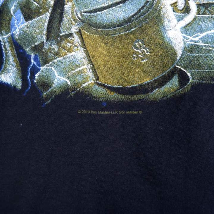 เสื้อวงลิขสิทธิ์แท้-ironmaiden-ลายworld-slavery-tour-84-85-ลายกัดโซ่-ลายนี้ดาราใส่เยอะมาก