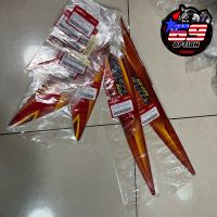 สติ๊กเกอร์เวฟ125iบังลม สีส้ม แท้เบิกศูนย์HONDA