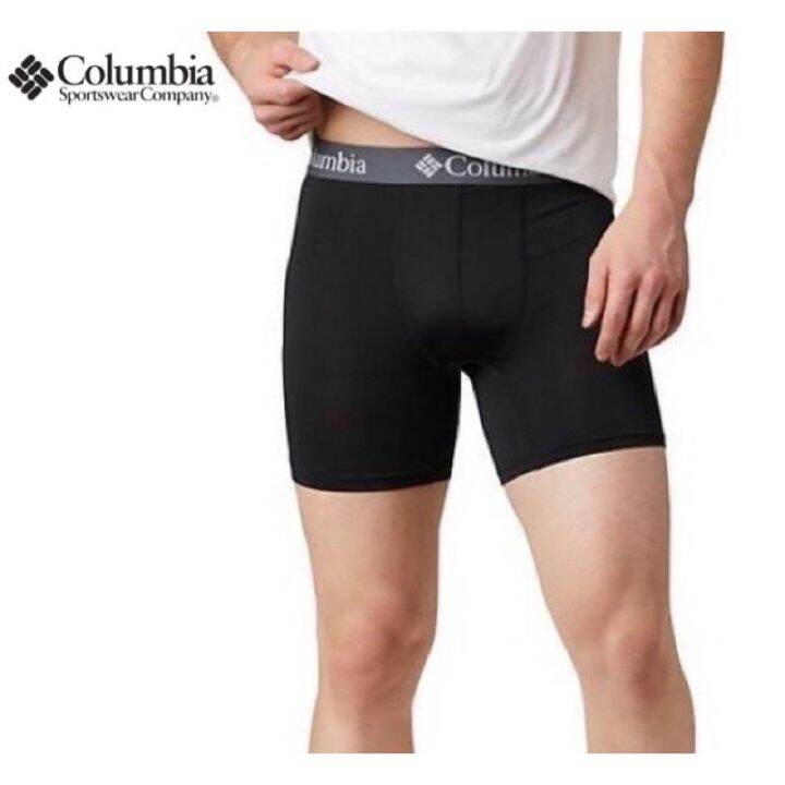 กางเกงในผู้ชายโคลัมเบียBoxer Columbia Poly Stretch Boxer Brief กางเกงบ็อกเซอร์ Lazada.co.th