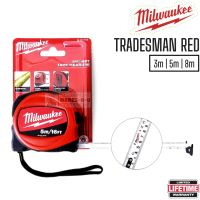 ตลับเมตร Milwaukee รุ่น Tradesman Red 3M/10FT ,5M/16FT ,8M/26FT