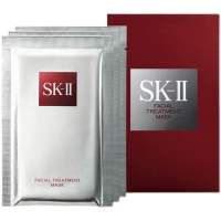 มาส์กหน้า SK-II Facial Treatment Mask 1กล่อง บรรจุ10ซอง (กล่องแดง ซองสีเงิน)