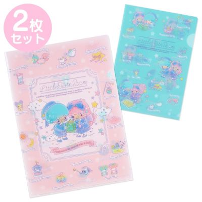 แฟ้ม เอ4 เอ5 A4 A5 Little Twin Stars ลิตเติ้ลทวินสตาร์ Sanrio ซานริโอ  เป็นเซ็ต A4 , A5