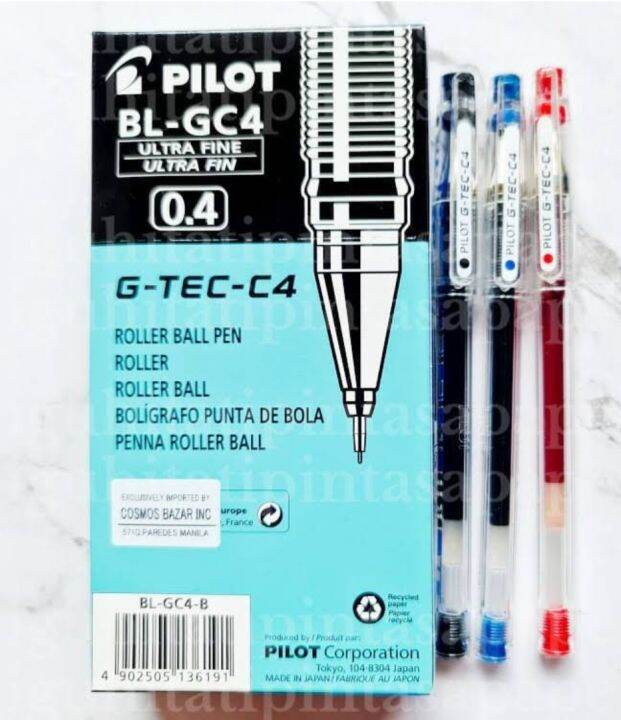 Pilot Gtech C4 sign pen (red, blue, black) 3pcs/12pcs Lazada PH
