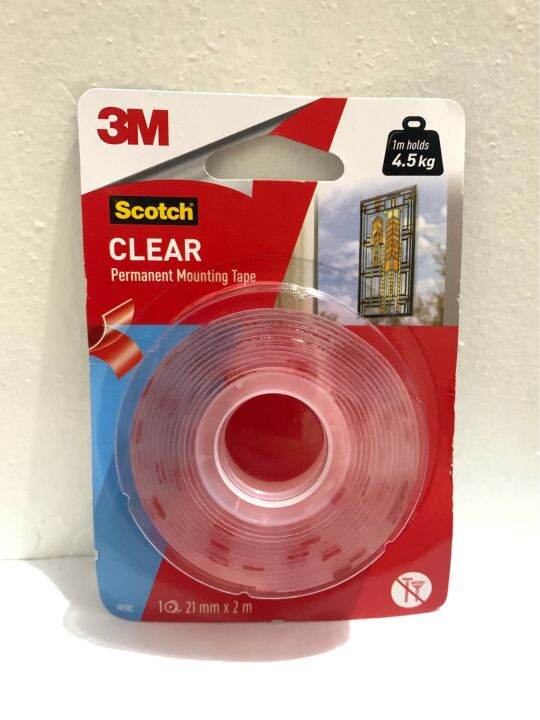 3M Scotch Clear Mounting Tape (21mm x 2m) Lazada PH