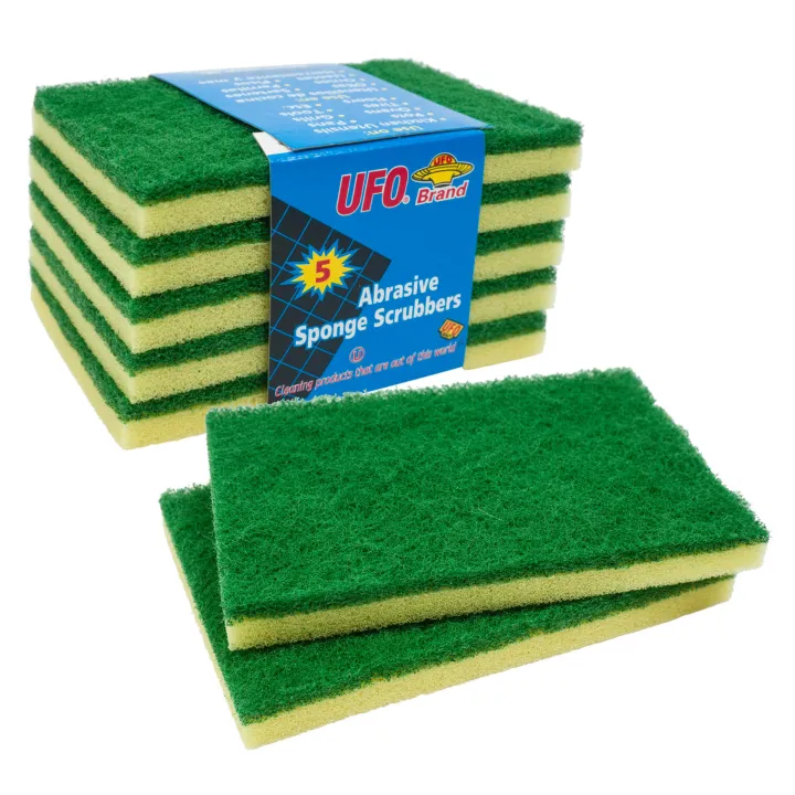 Abrasive Sponge Scrubbers 5pcs UFO Brand Lazada PH