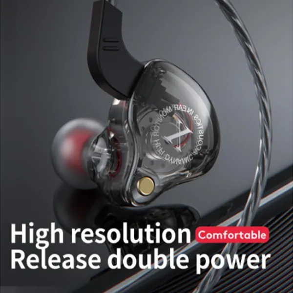 SPRISE X2 Deep Bass Dynamic Wired Earphone Sapphire With Mic Stereo In