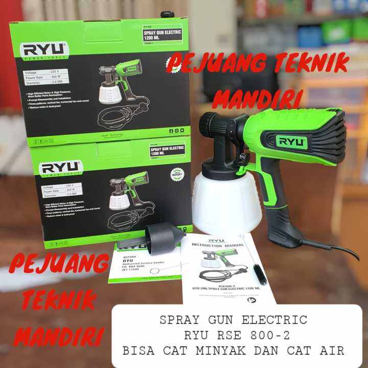 RYU RSE 800-2 SPRAY GUN CAT ELECTRIC / ALAT SEMPROT CAT LISTRIK RYU ...