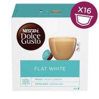 Nescafé Dolce gusto FLAT WHITE แคปซูล มี 16 แคปซูล BBF 31/03/24