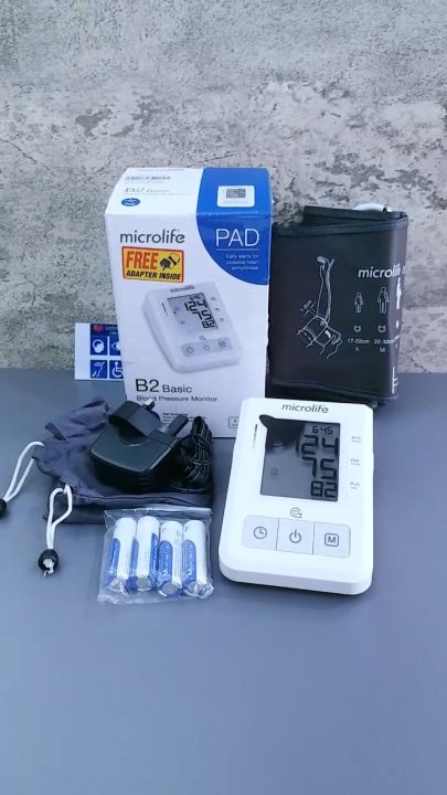 Microlife B2 Basic Blood pressure monitor with irregular heartbeat