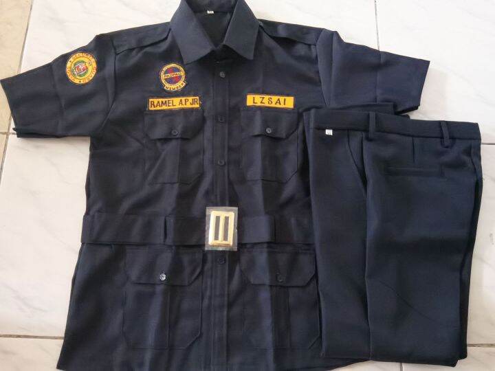 SECURITY GUARD BUST JACKET WITH PANTS W/ PATCHES Lazada PH