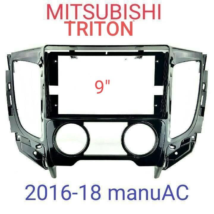 หน้ากากวิทยุ-mitsubishi-pajero-triton-ปี2016-2019-สำหรับเปลี่ยนจอ-android-9