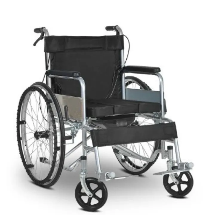 Hospital Grade Wheel Chair Big Wheel Oxford Seat Wheelchair Come With