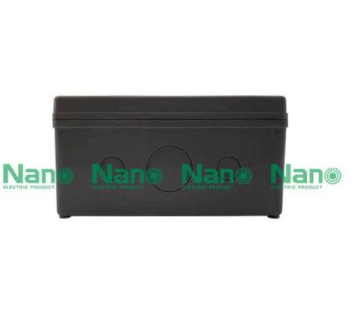 nano-กล่องกันน้ำพลาสติก-สีดำ-รุ่น-nano-207b