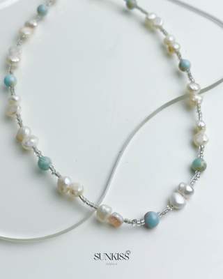 Pearl elegant necklace สร้อยมุก