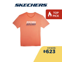 Skechers สเก็ตเชอร์ส เสื้อยืดแขนสั้นผู้ชาย Men Performance Short Sleeve Tee - SP22Q4M432-DKCR