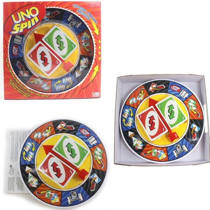 พร้อมส่ง-uno-spin-อูโน่สปิน-เกมส์ไพ่อูโน่-uno-spin-board-card-game-family-friends-group-ถูกที่สุด