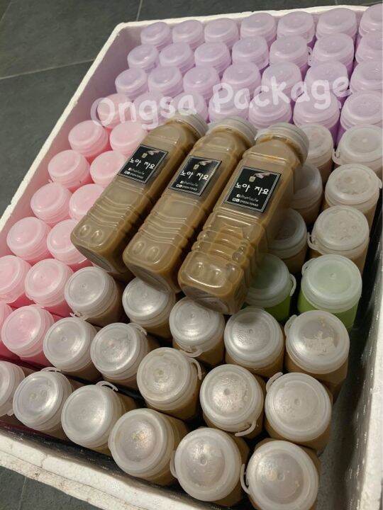 ขวดขุ่น-pp-ขนาด-200-ml-พร้อมฝากด-ปากขวดกว้าง-แพ็คละ-150-ใบ-ขวดขุ่น-ขวดpp-ขวด-ขวดพลาสติก