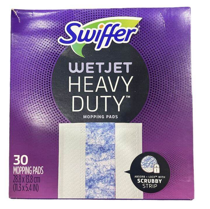 Swiffer WetJet Heavy Duty 30 mopping pads Lazada PH