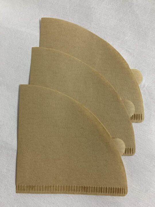 Coffee Filter Paper Size 02 for 1/4 Cups 100pcs Pack V Shape Cone Shape