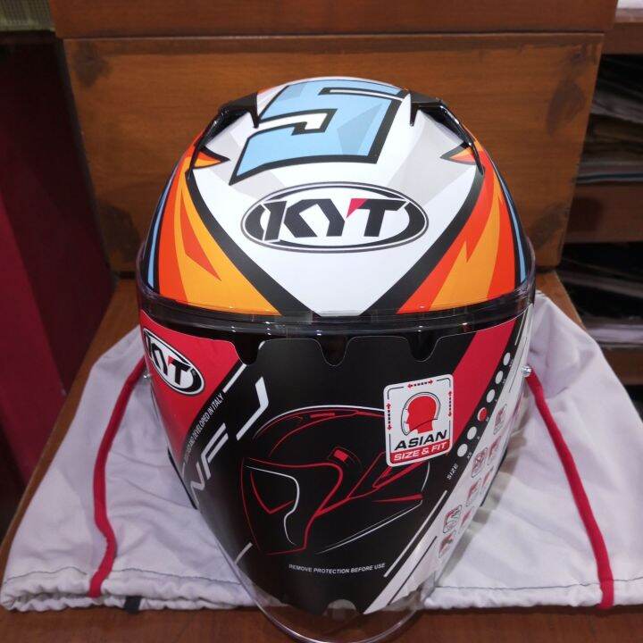 Helm KYT NFJ Jaume Masia 2021 Original Lazada Indonesia