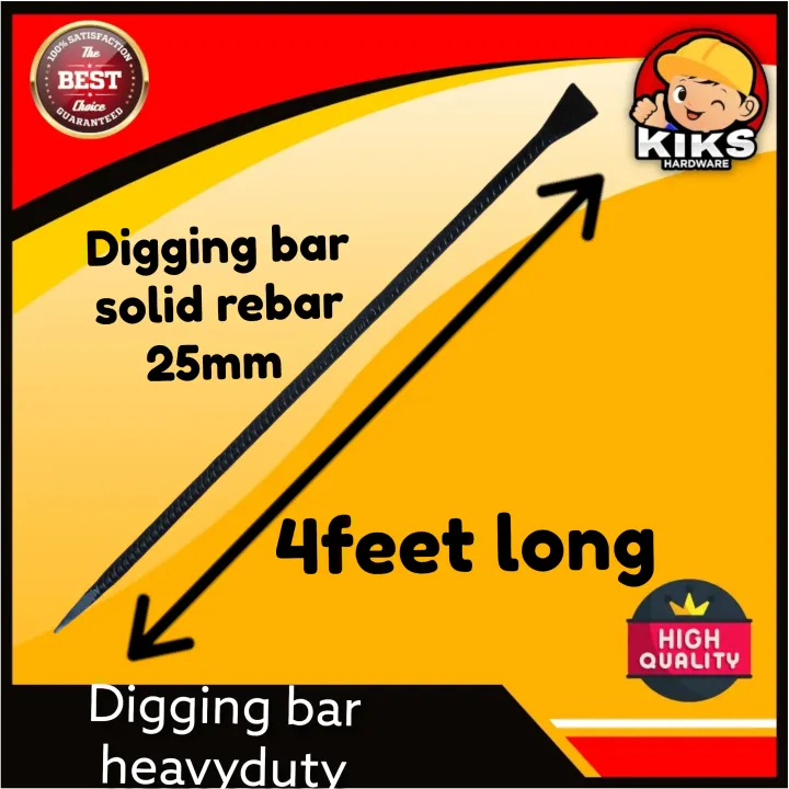 [New!] Digging Bar 20mm x 4feet [Wholesale!] Lazada PH