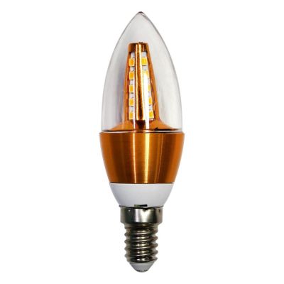 หลอดจำปาใส LED 5W E14 ยี่ห้อ NeoPro ราคาถูก มีแสงขาว และวอม สว่าง ใช้ได้นาน