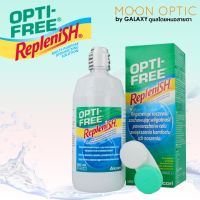 น้ำยาล้างคอนแทค Alcon Opti Free Replenish ขวดใหญ่ 300 ml น้ำยาล้างคอนแทคเลนส์ พร้อมตลับใส่คอนแทคเลนส์