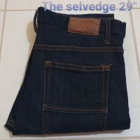 ยีนส์ใหม่ริมแดง ยี่ห้อ selvedge เอว 29 นิ้ว