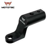 MOTOTEC MT-BA02 บาร์เสริมสั้น บาร์เสริม บาร์สั้นมอเตอร์ไซค์ ติดรูกระจก ขายึดกระจก แบบอลูมิเนียม CNC ลดการสั่น