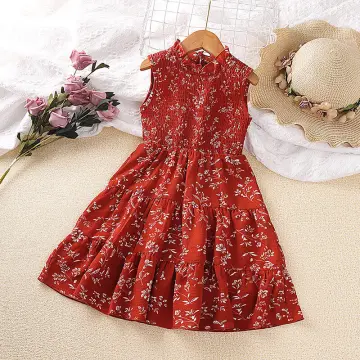 Shop Embroidered Floral Waisted Dress with great discounts and prices  online - Dec 2023