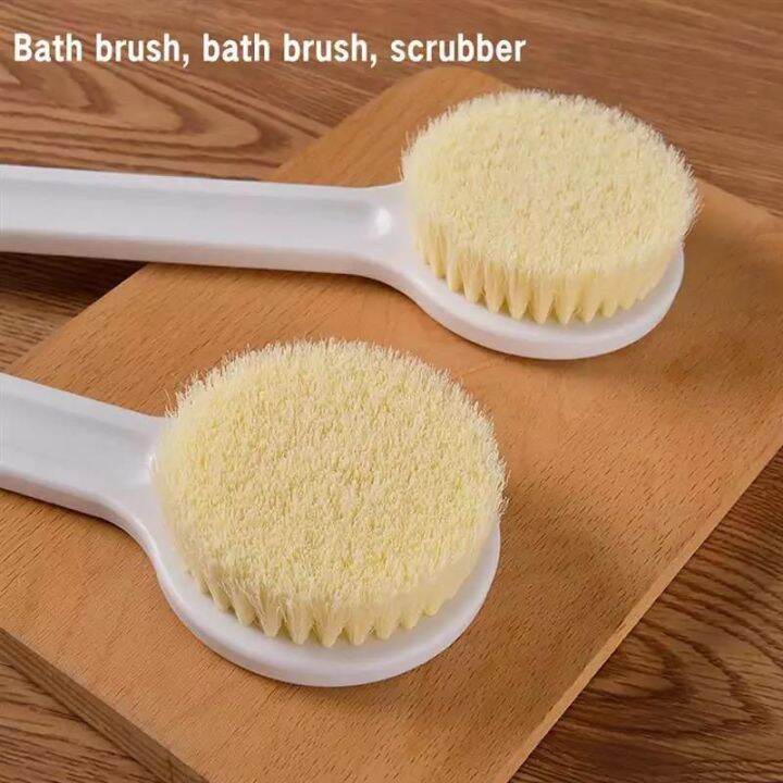 Bath Brush Long Handle Shower Body Brush Back Scrubber Muji Style Berus