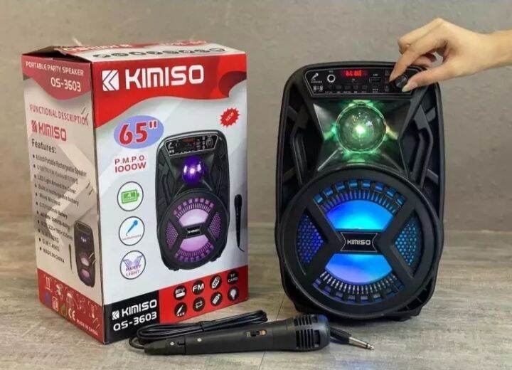 Speaker Bluetooth Merk kimso 6,5inch Lazada Indonesia