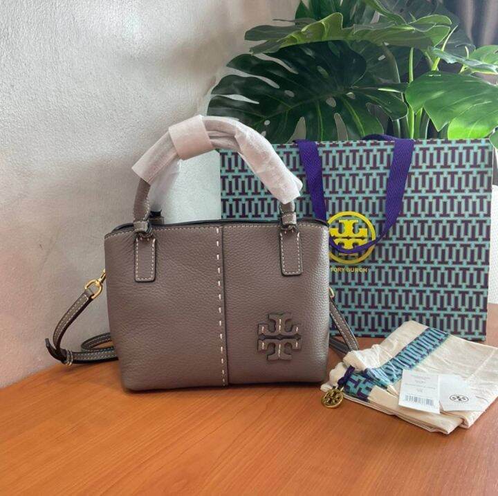 New Season !! (!!) Tory Burch McGraw Mini Satchel | Lazada.co.th