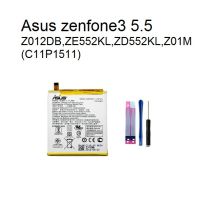 ZenFone3 สายแพรตรง แบตเตอรี่ Asus  Z012DB,ZE552KL,ZD552KL,Z01M (C11P1511) มีประกัน จัดส่งเร็ว เก็บเงินปลายทาง