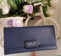 HOT SALE!!! กระเป๋าสตางค์  Lady Wallet Purse HIGH QUALITY polyester in BLUE