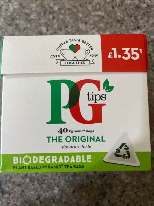 PG tips 40 tea bags Lazada.co.th