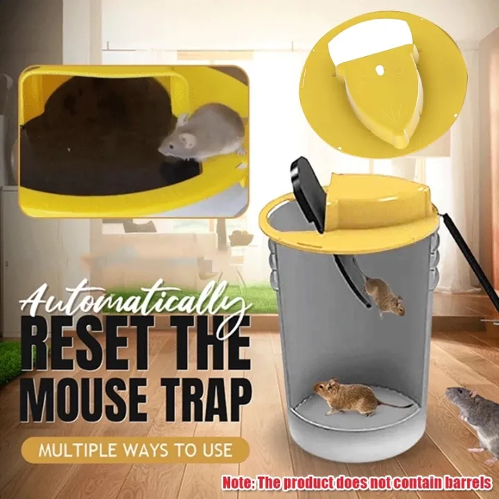 New Plastic Mousetrap Flip and Slide Mouse Trap Multicatch Mouse Trap